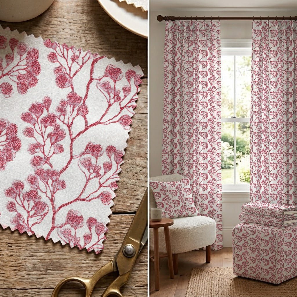 Cherry Blossom - Fabric - Linen Rowe