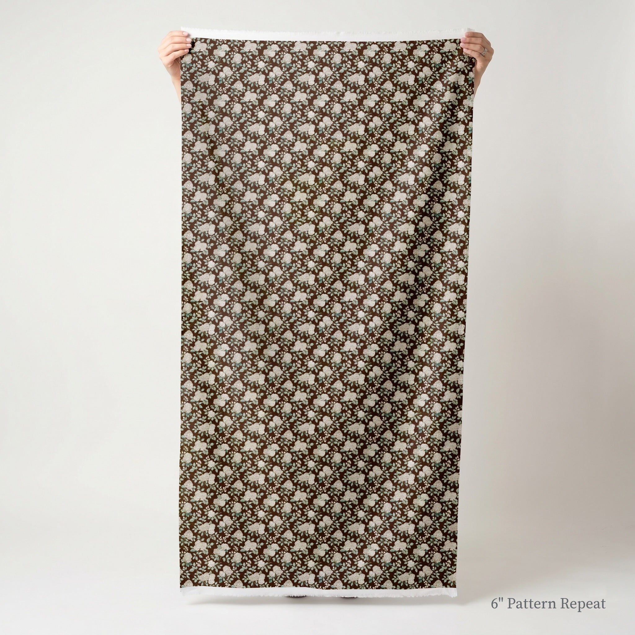 Chocolate Gardens - Fabric - Linen Rowe