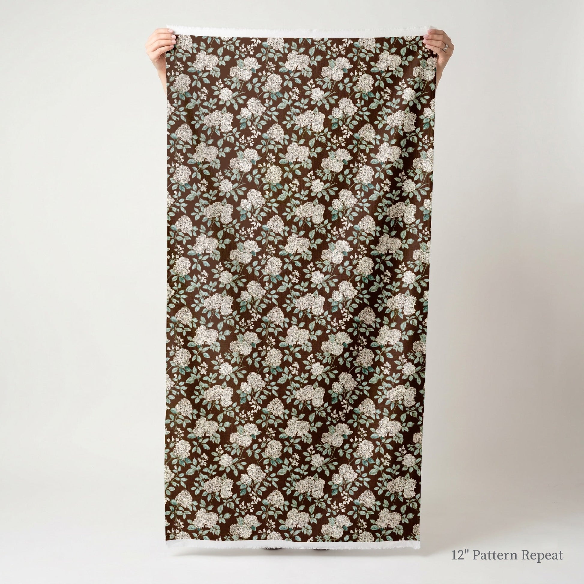 Chocolate Gardens - Fabric - Linen Rowe