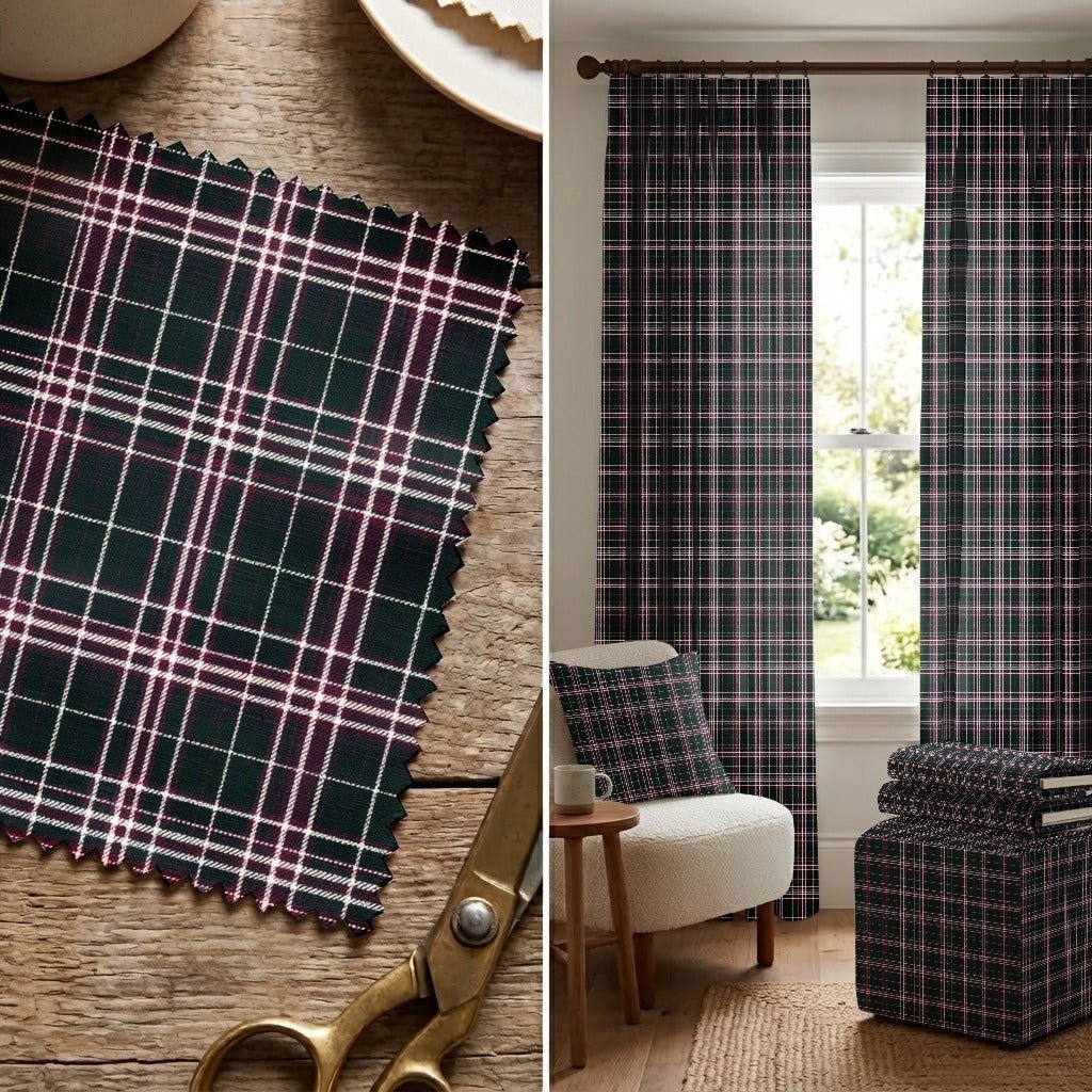 Clarion Plaid - Fabric - Linen Rowe