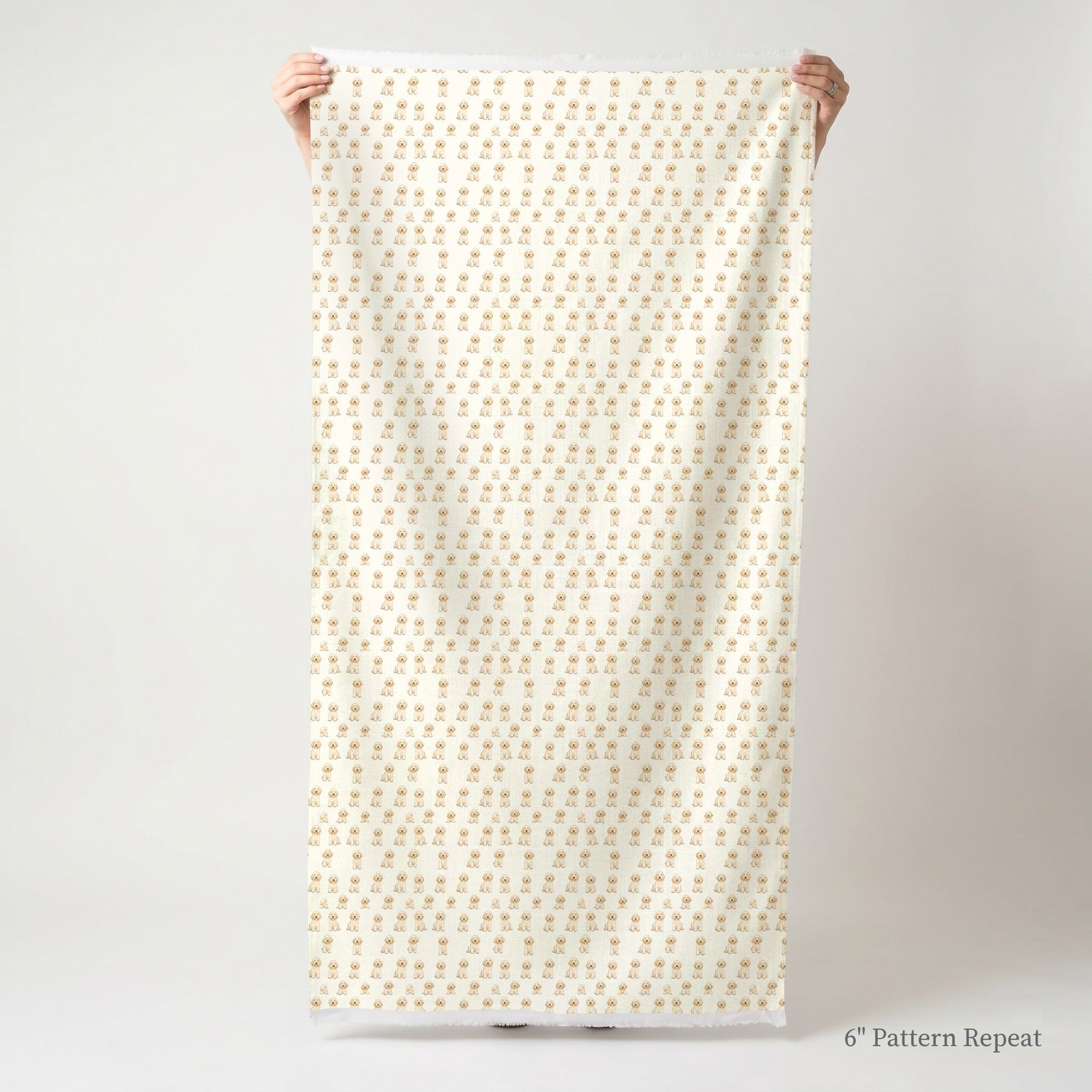 Classic Goldendoodle - Fabric - Linen Rowe