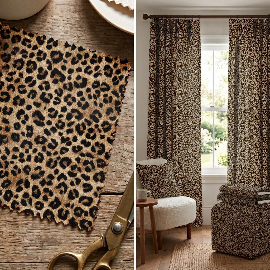 Classic Leopard - Fabric - Linen Rowe