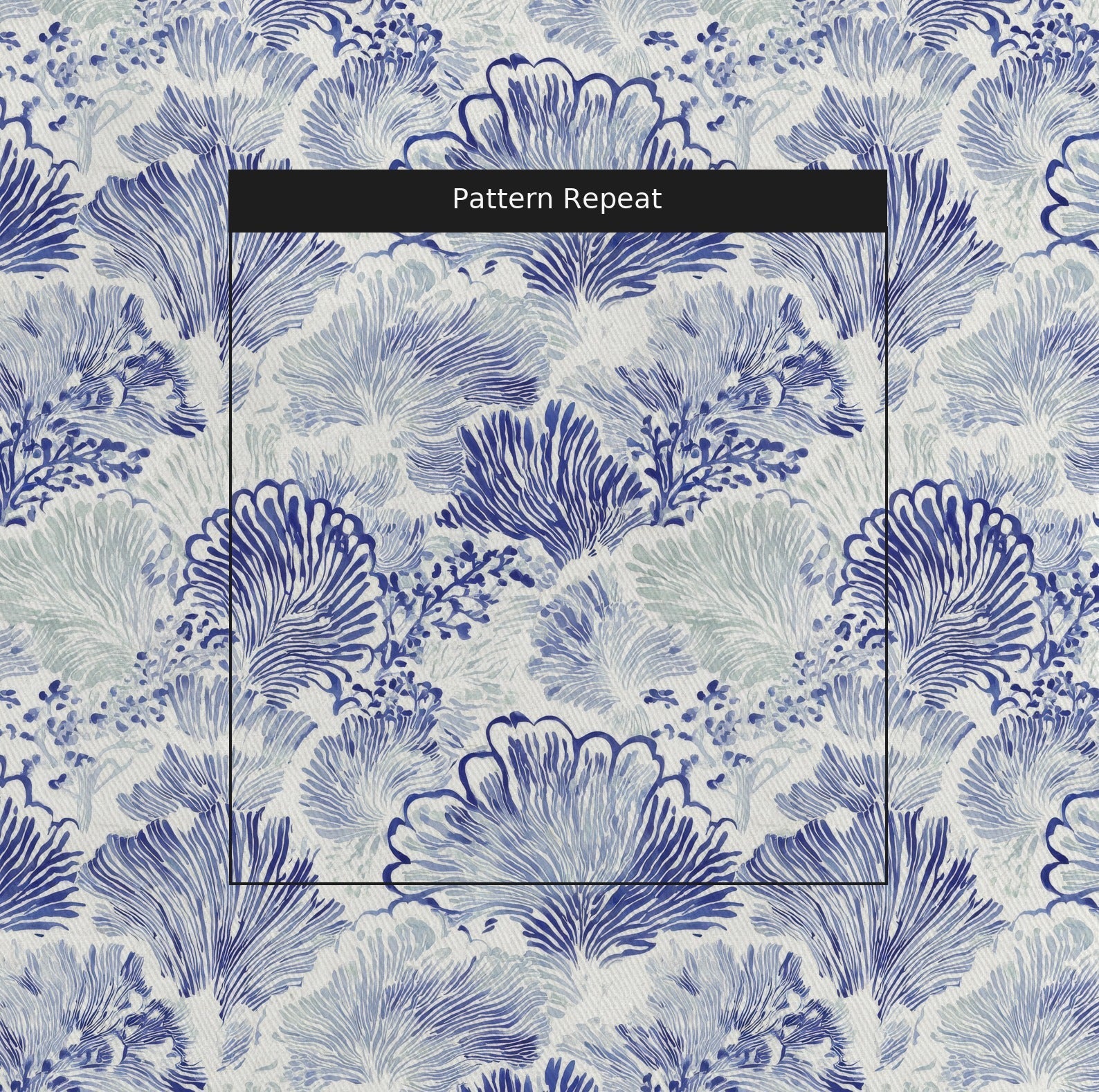 Coastal Collage - Fabric - Linen Rowe