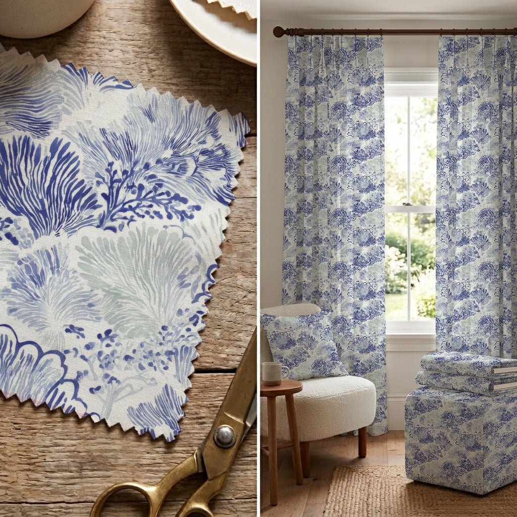 Coastal Collage - Fabric - Linen Rowe