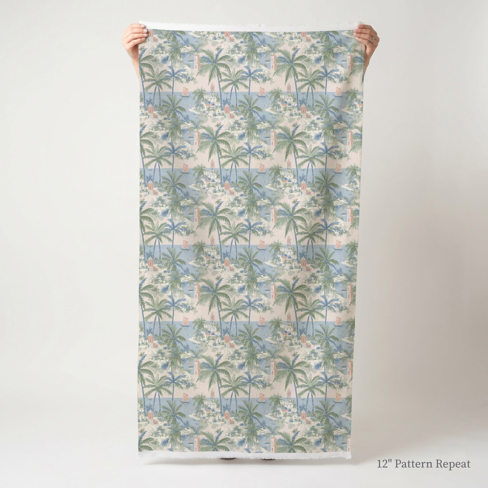 Coastal Town - Fabric - Linen Rowe
