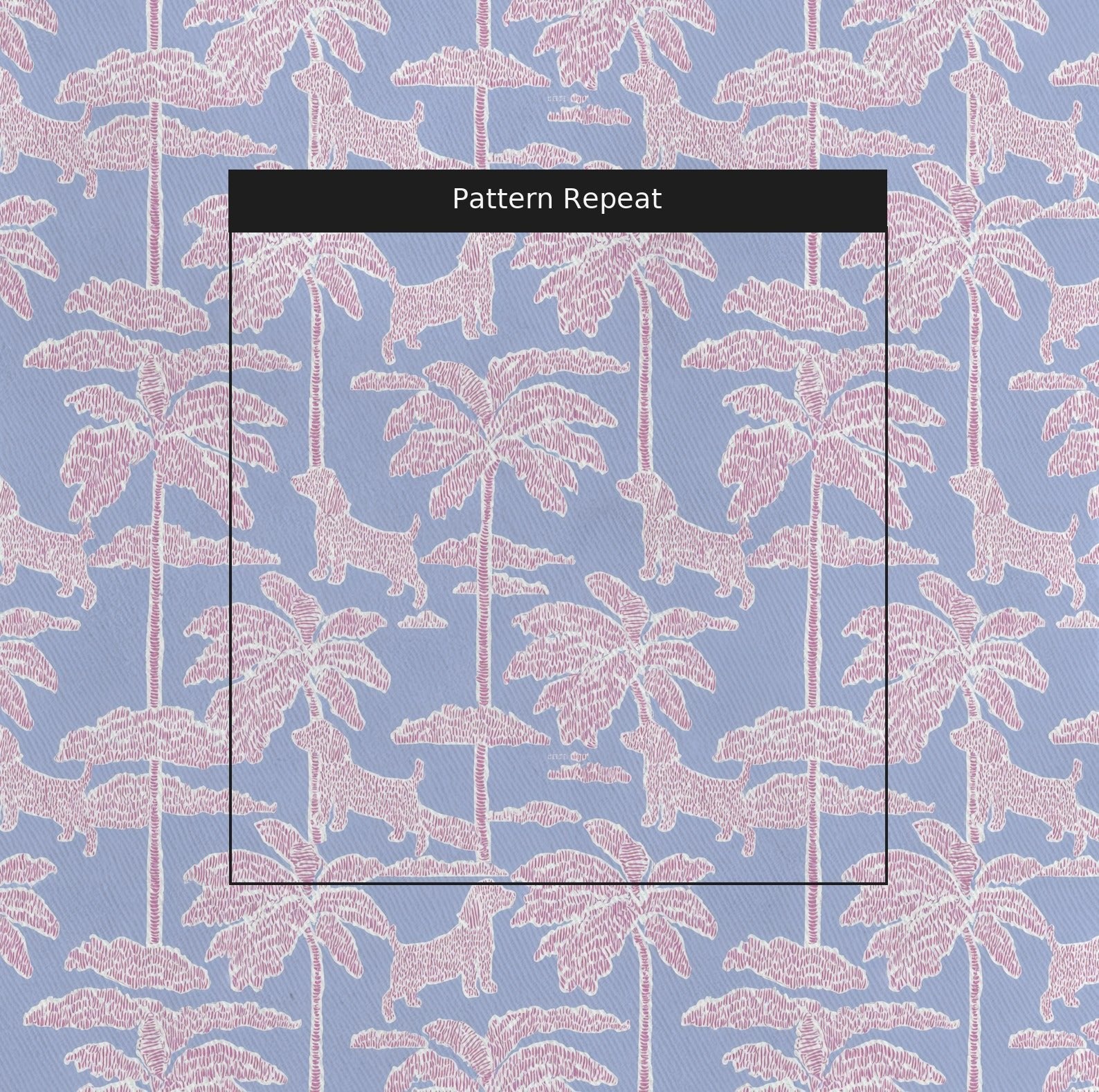 Coconut Pup - Fabric - Linen Rowe