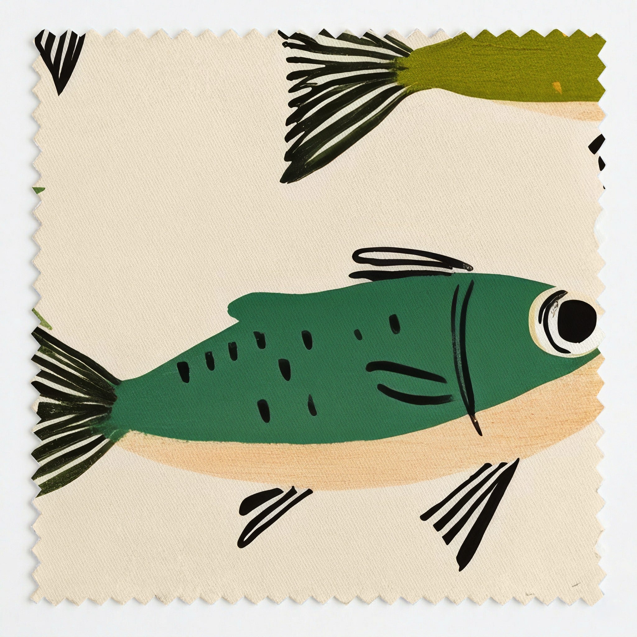 Colorful Catch - Fabric - Linen Rowe