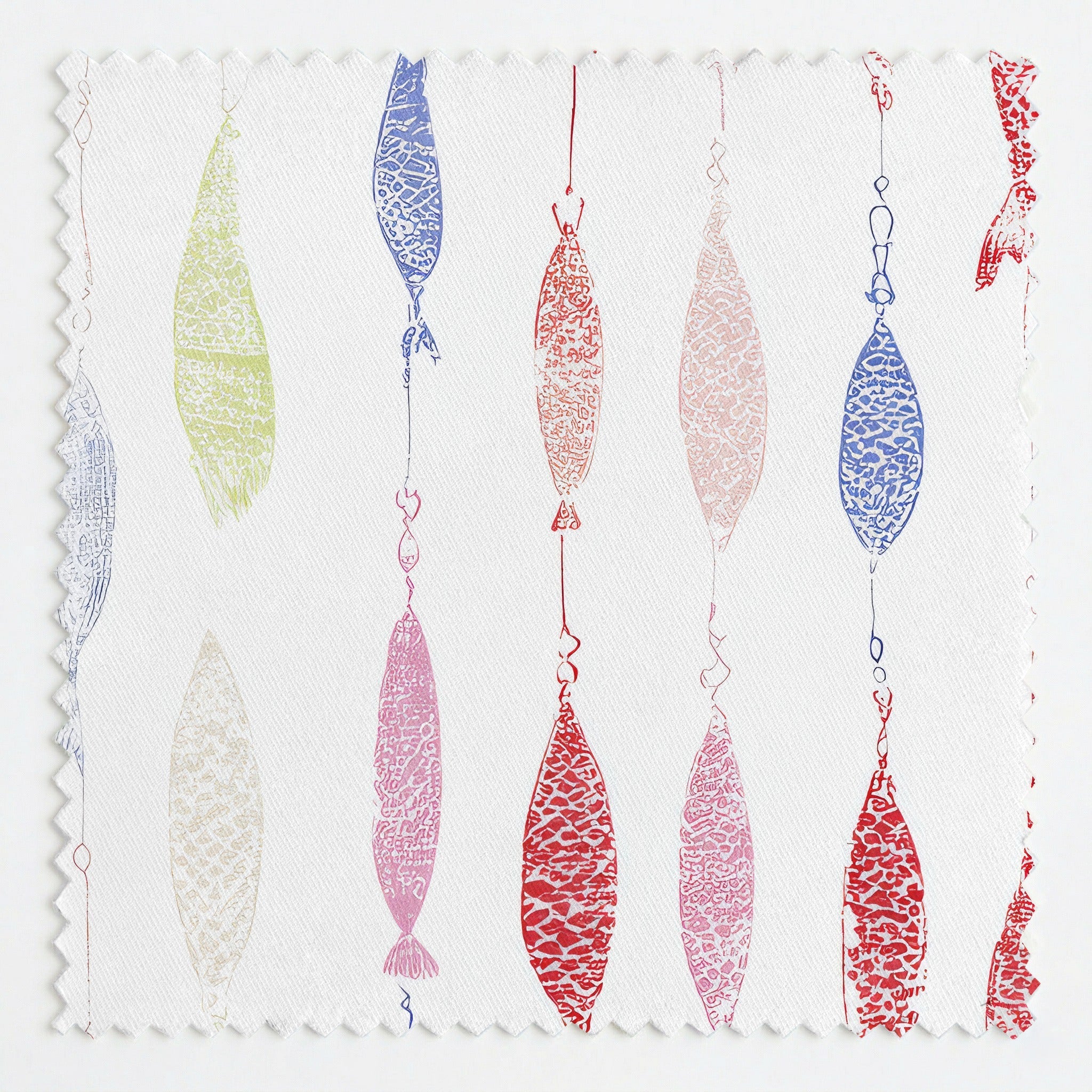 Colorful Lures - Fabric - Linen Rowe