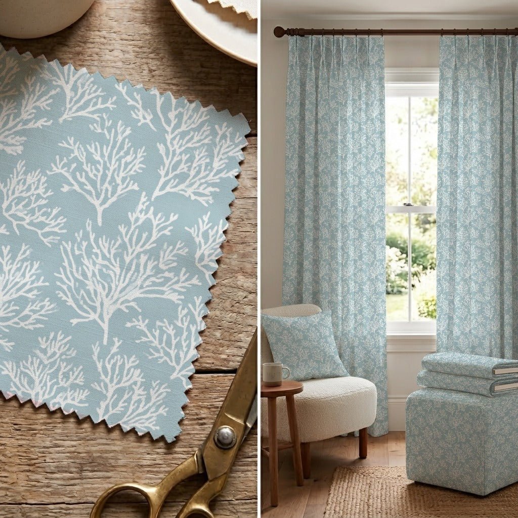 Coral Reef - Fabric - Linen Rowe
