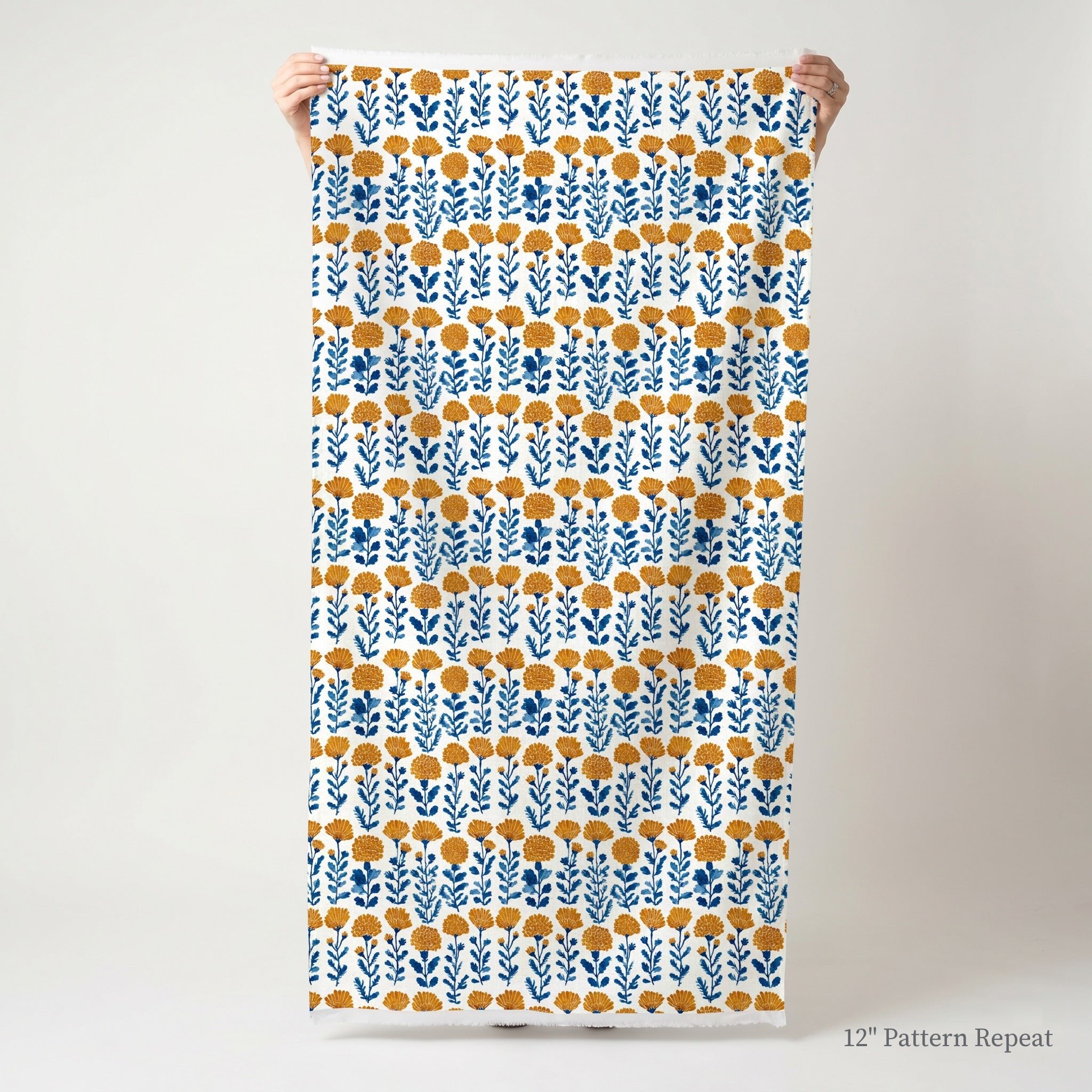 Cosette Blooms - Fabric - Linen Rowe