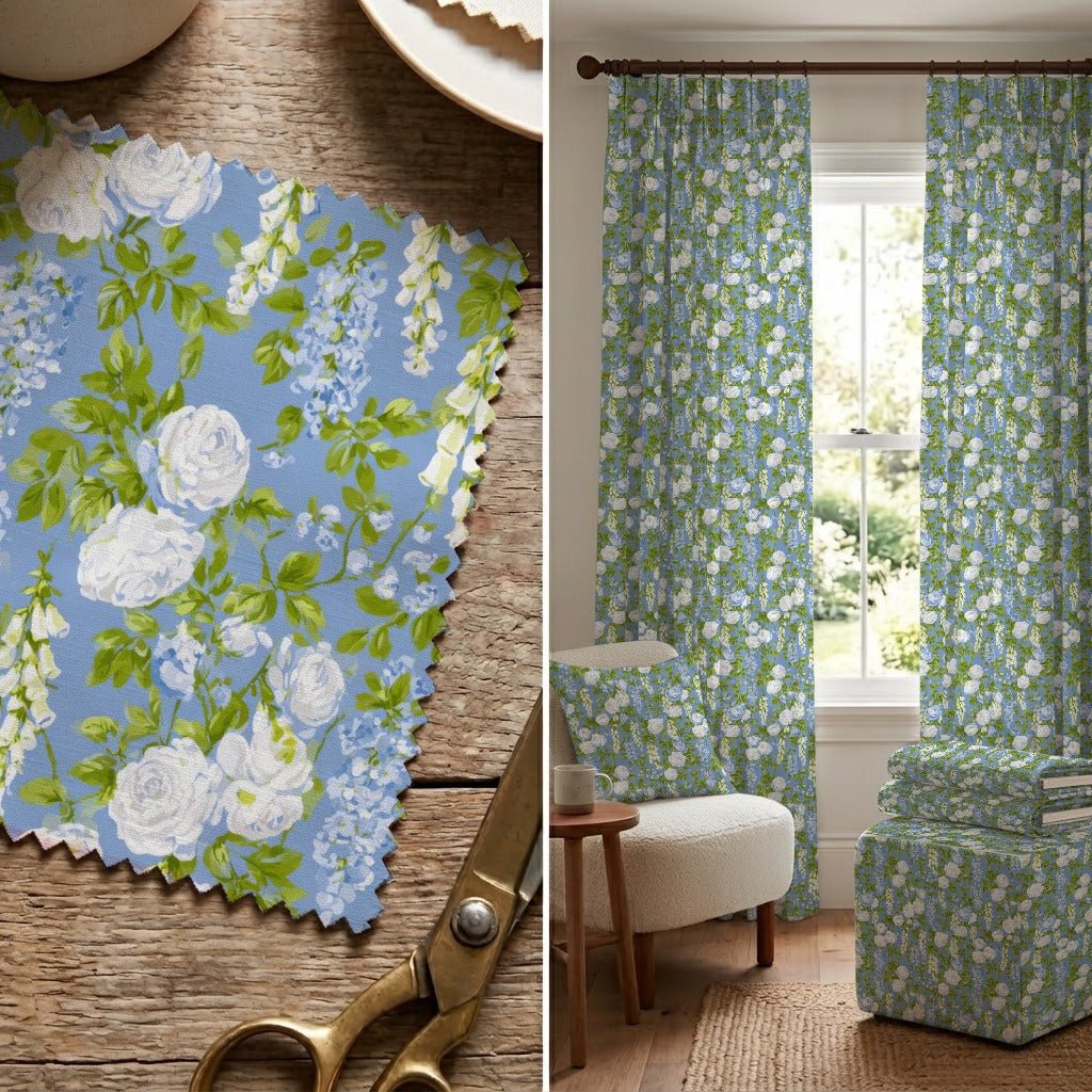 Cottage Garden - Fabric - Linen Rowe