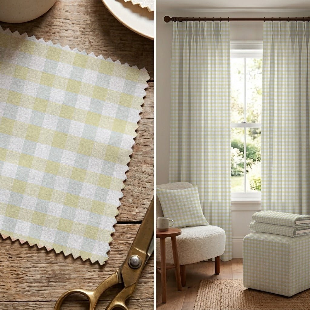 Country Square - Fabric - Linen Rowe