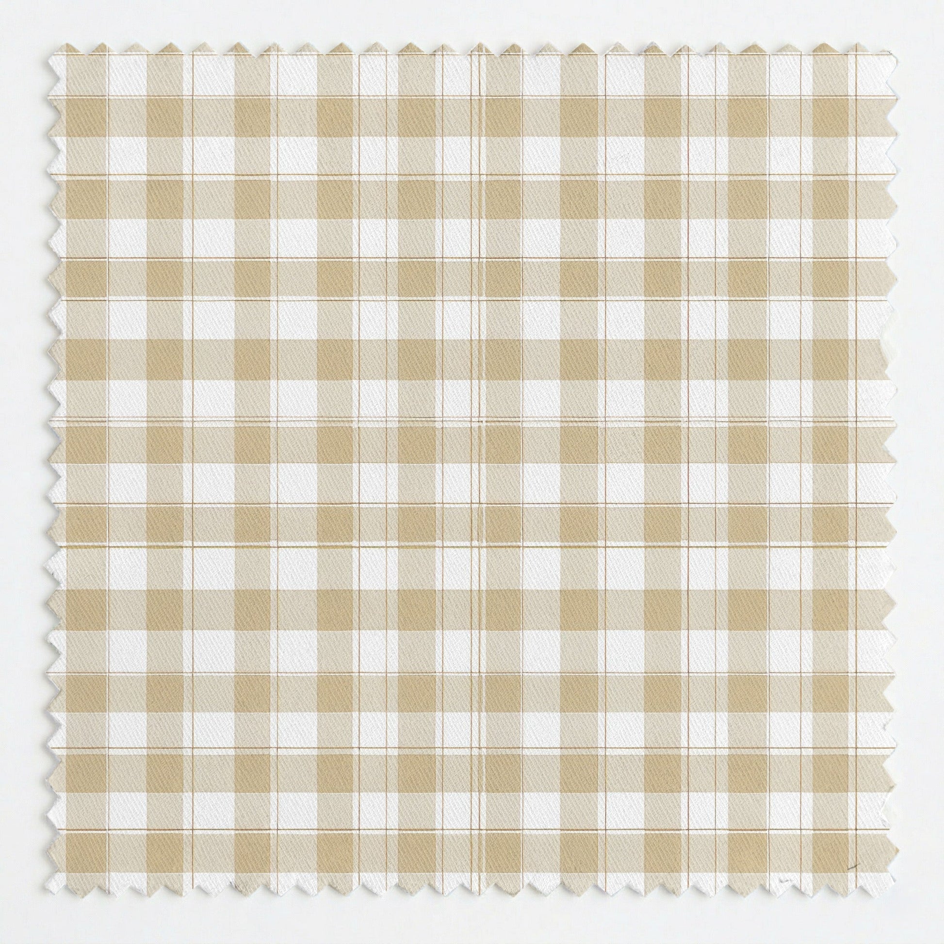Cream Gingham - Fabric - Linen Rowe