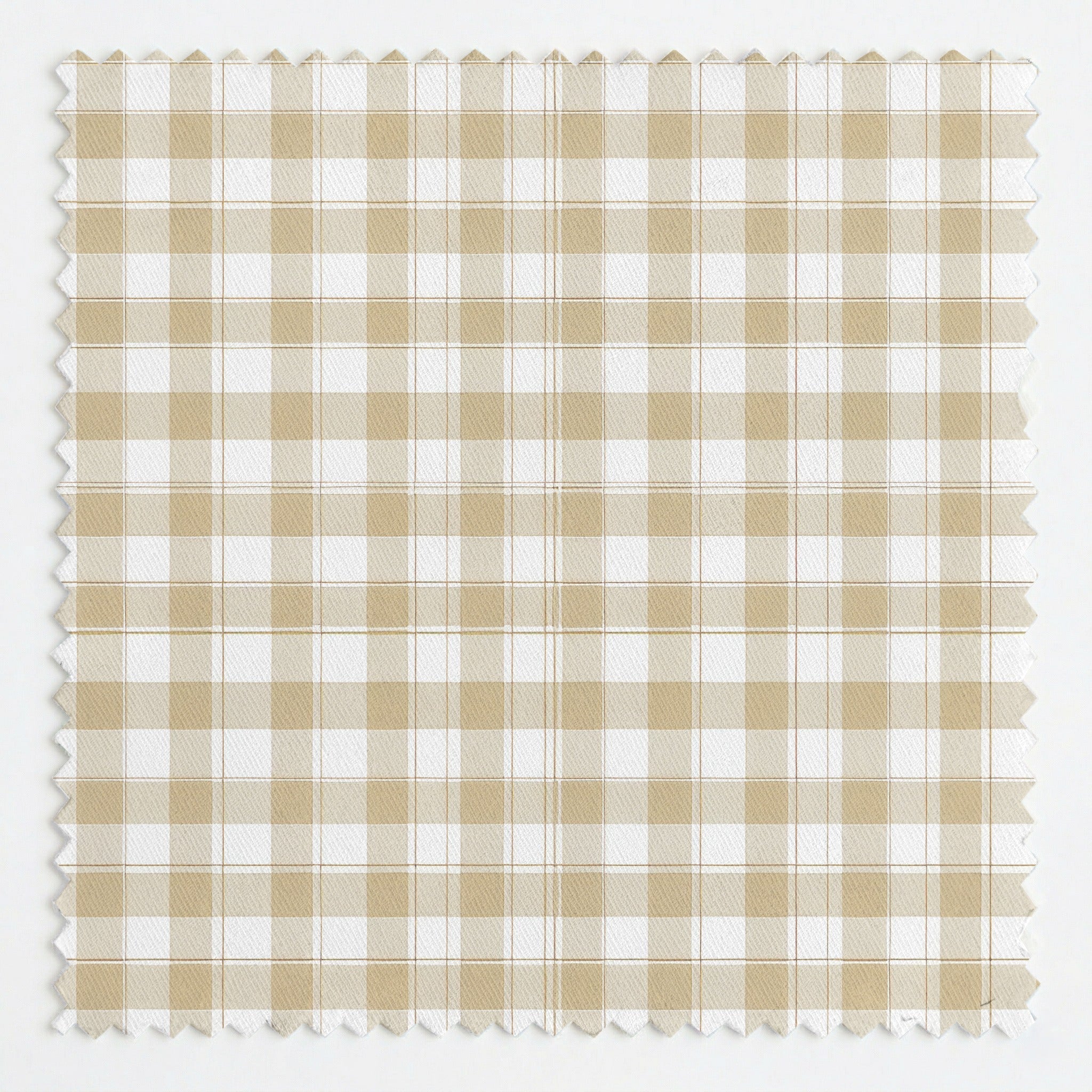 Cream Gingham - Fabric - Linen Rowe