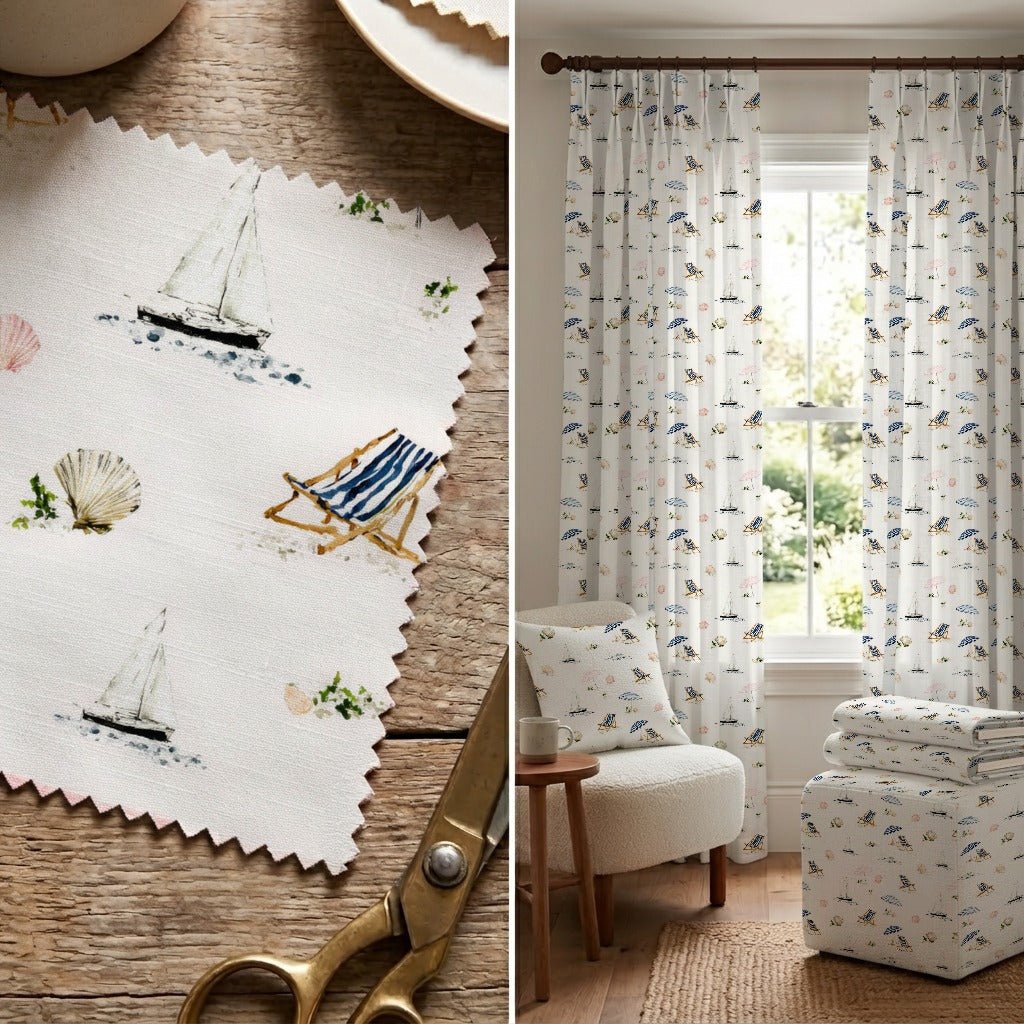 Dainty Beach - Fabric - Linen Rowe