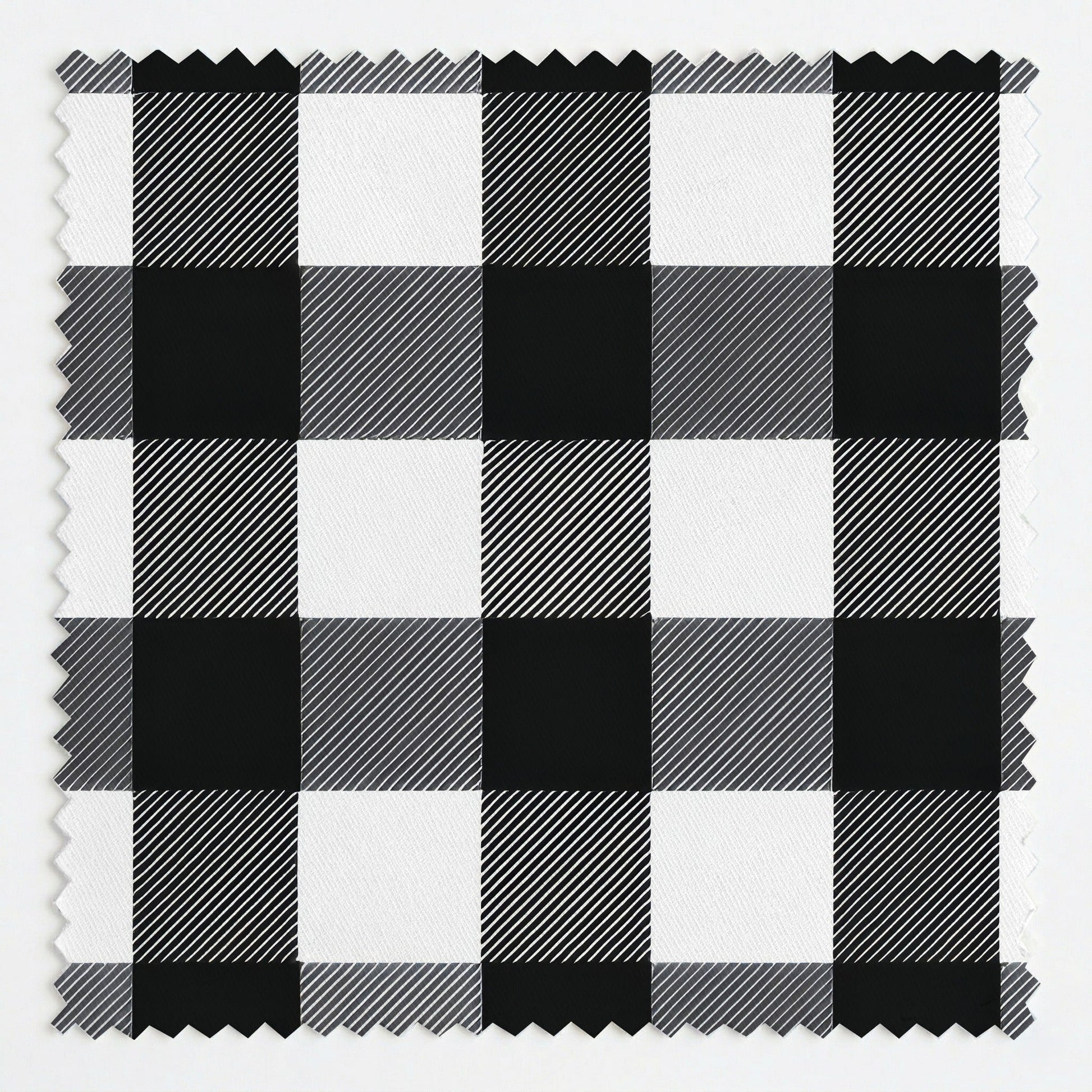 Dark Grid - Fabric - Linen Rowe