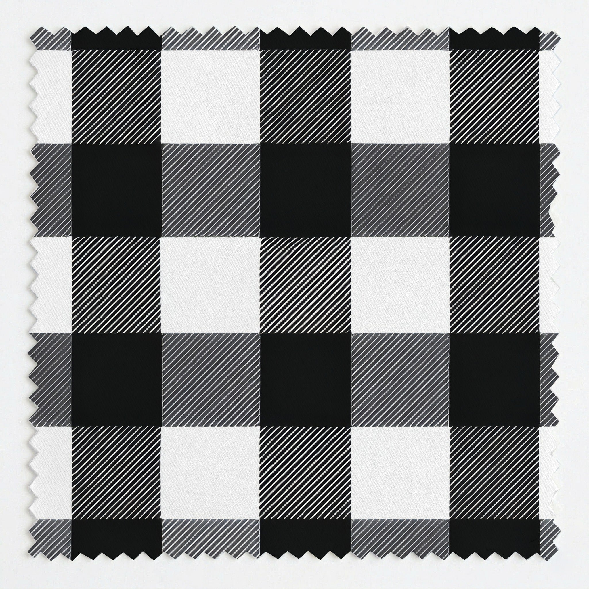 Dark Grid - Fabric - Linen Rowe