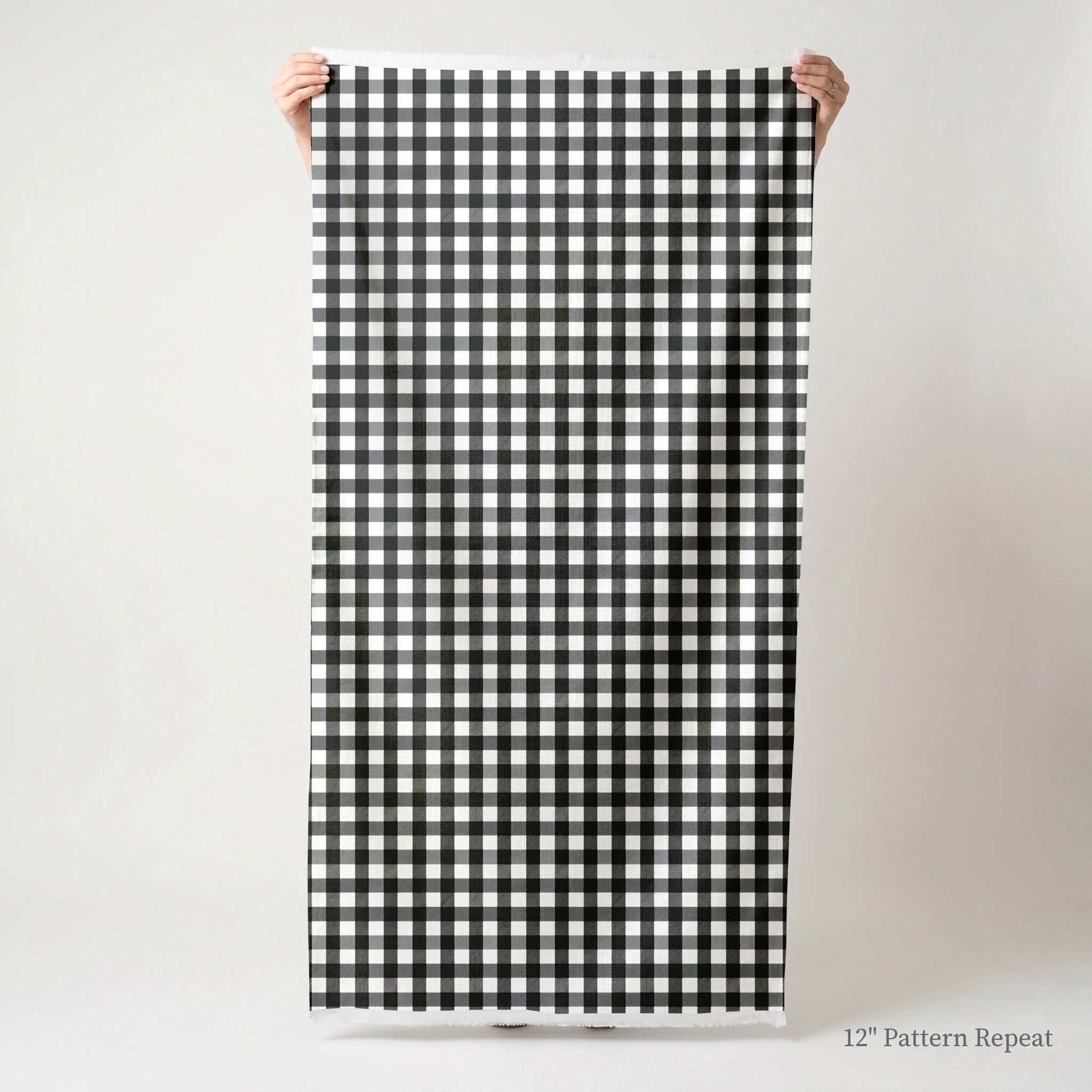 Dark Grid - Fabric - Linen Rowe