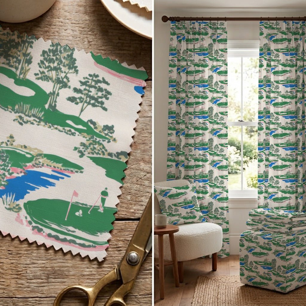Dew & Fairway - Fabric - Linen Rowe