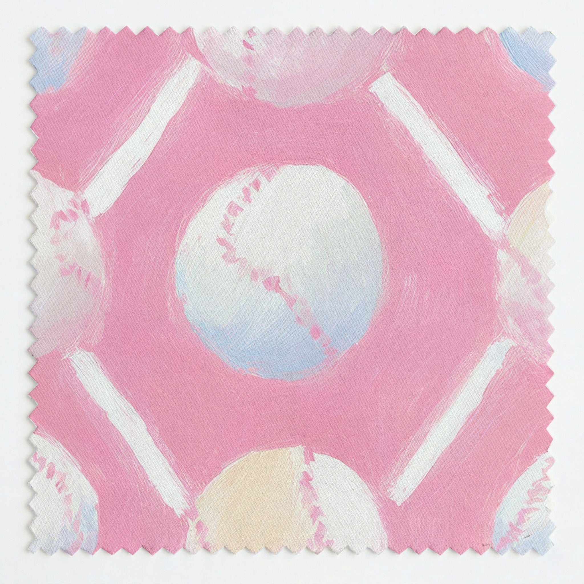 Diamond Baseballs - Fabric - Linen Rowe