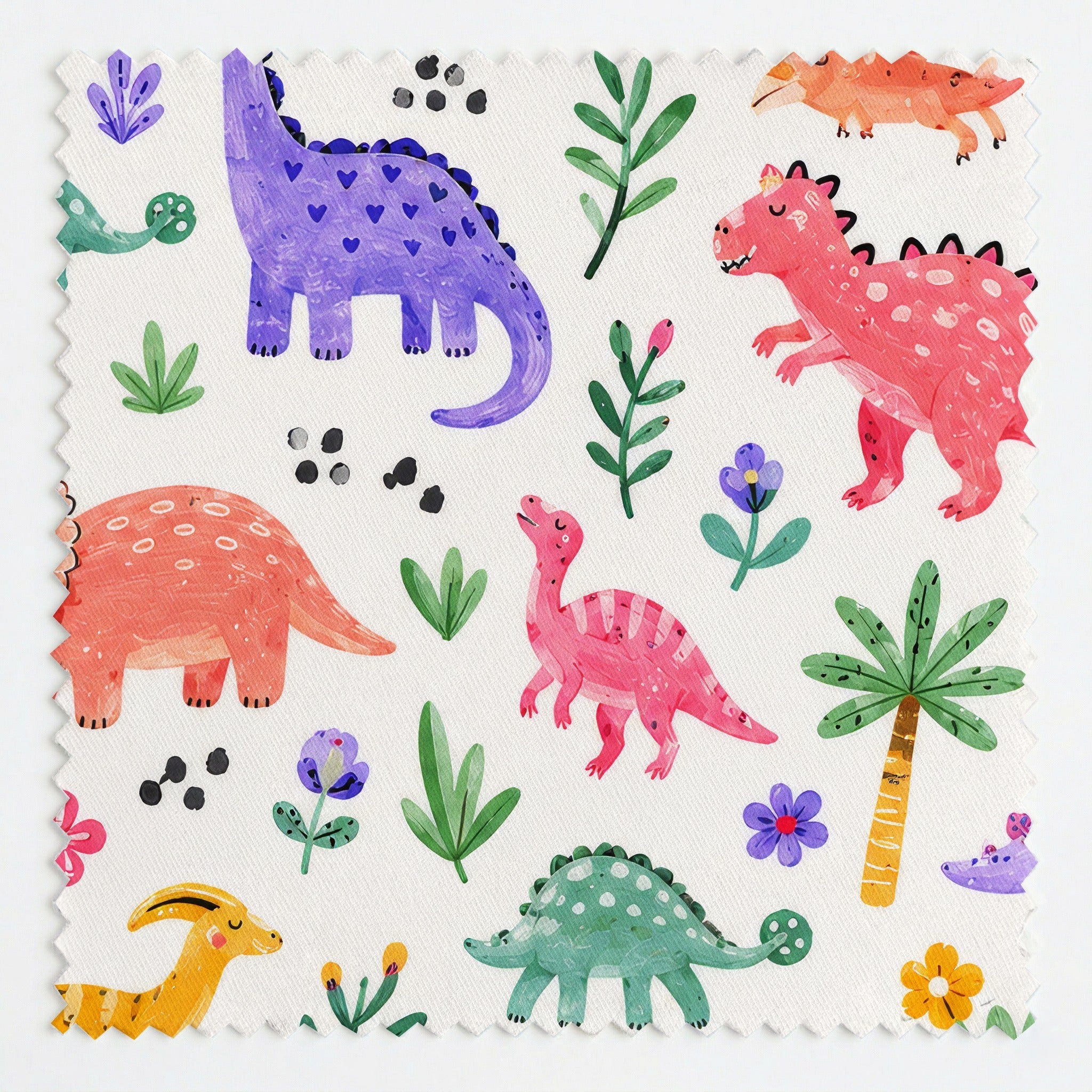 Dino Fun - Fabric - Linen Rowe