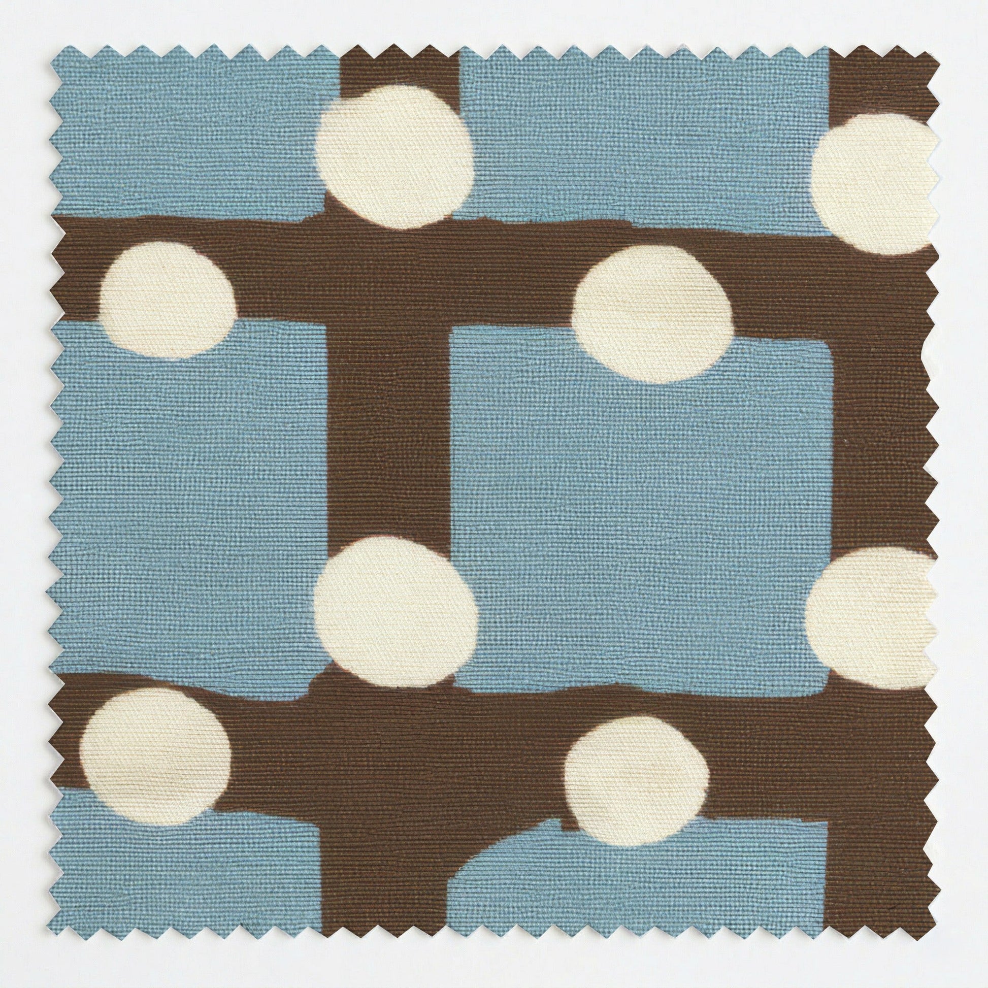 Domino Dot Lattice - Fabric - Linen Rowe