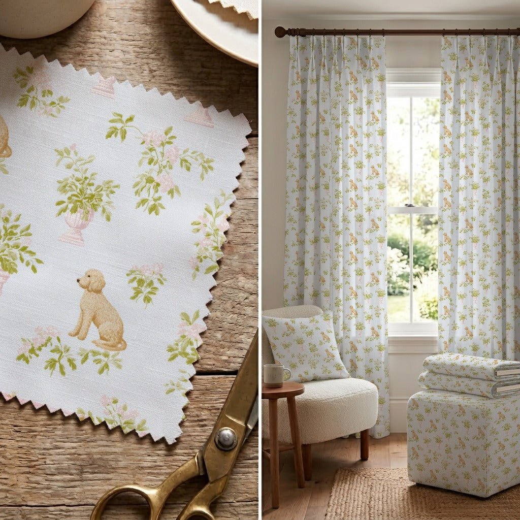 Doodle Garden - Fabric - Linen Rowe