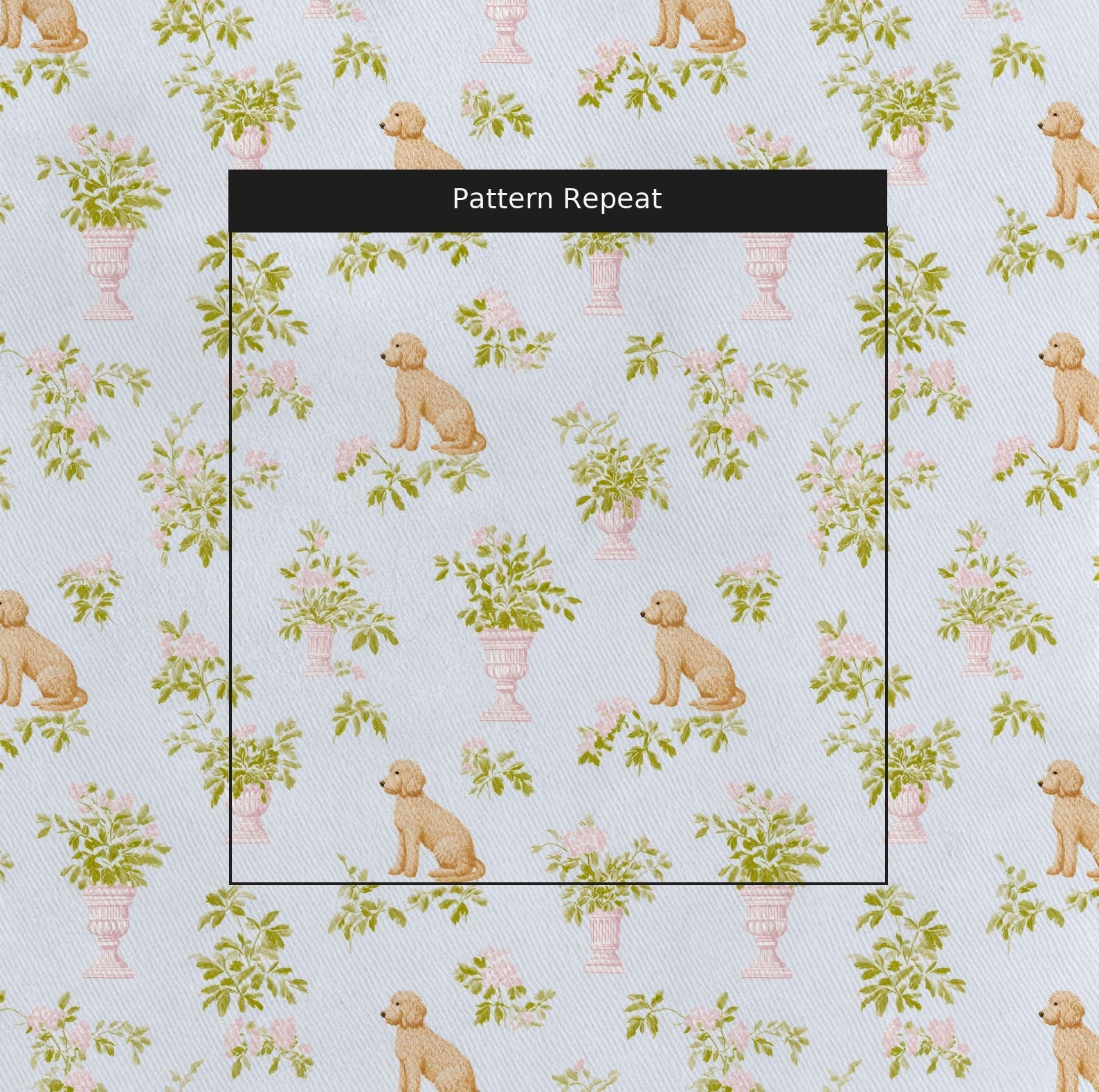 Doodle Garden - Fabric - Linen Rowe