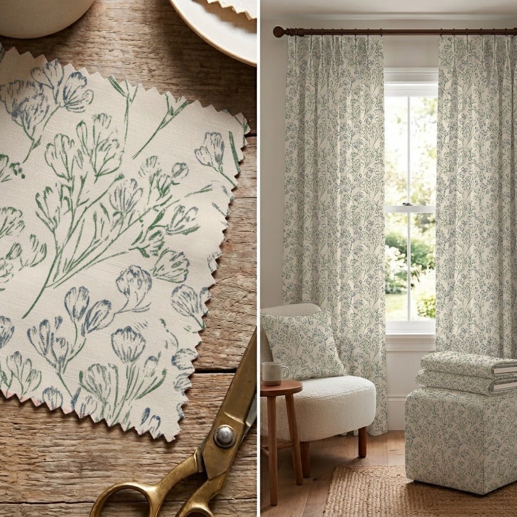 Dorianne Bloom - Fabric - Linen Rowe