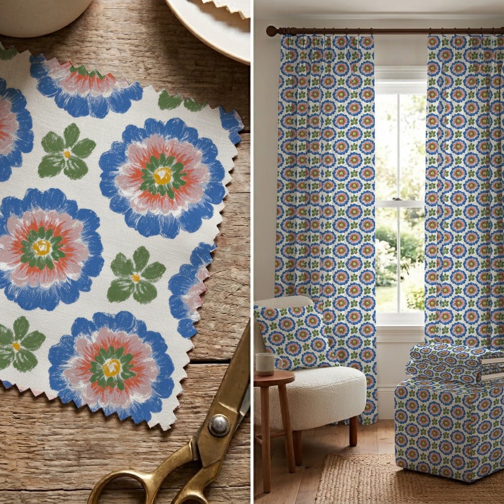 Dovrin Medallion - Fabric - Linen Rowe