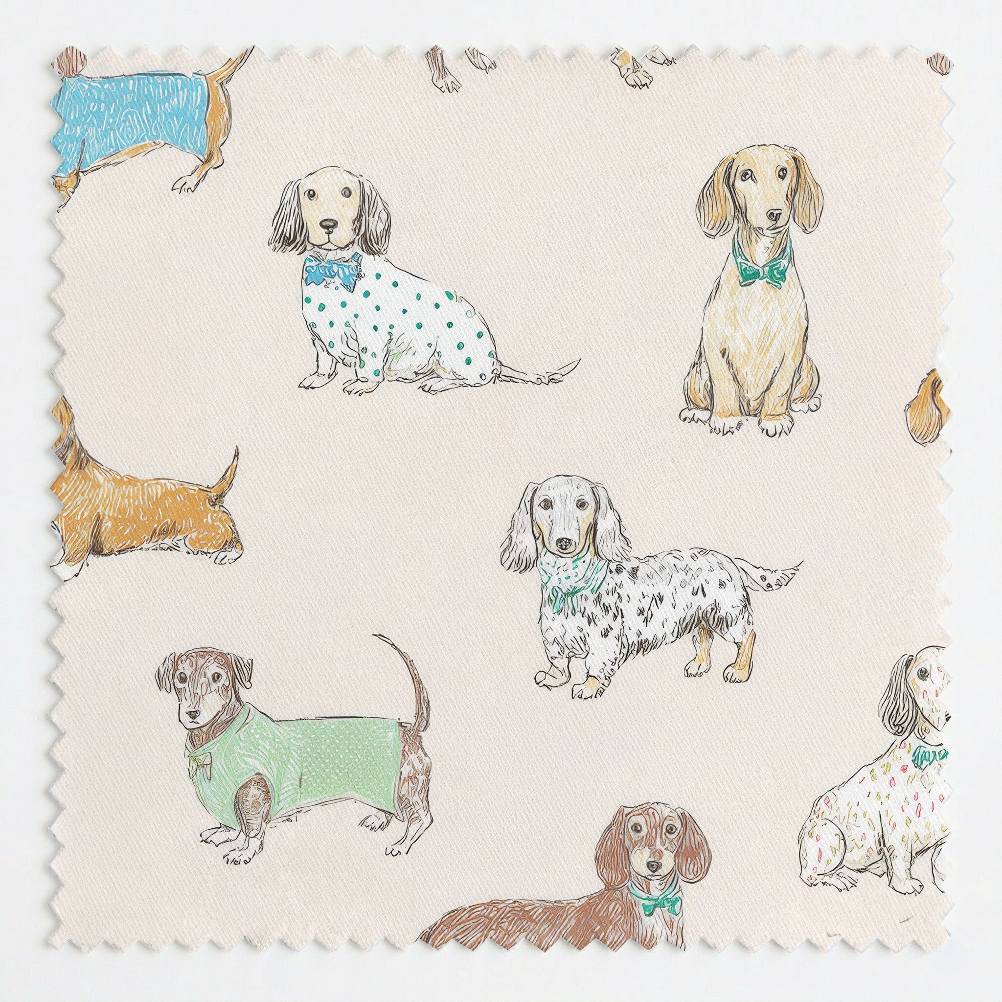 Doxie Design - Fabric - Linen Rowe