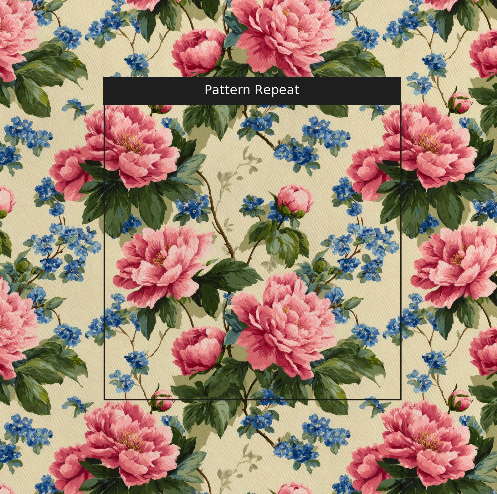 Drayke Blossoms - Fabric - Linen Rowe