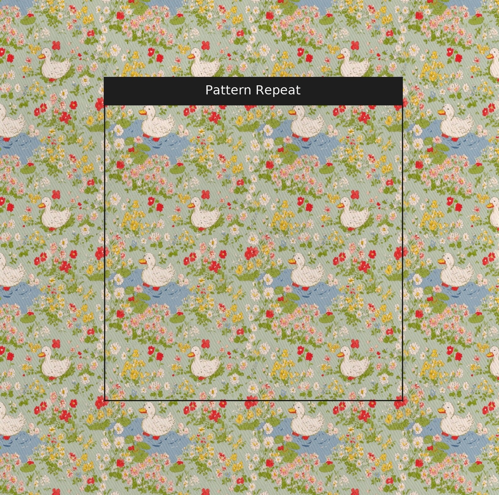 Duck Pond - Fabric - Linen Rowe