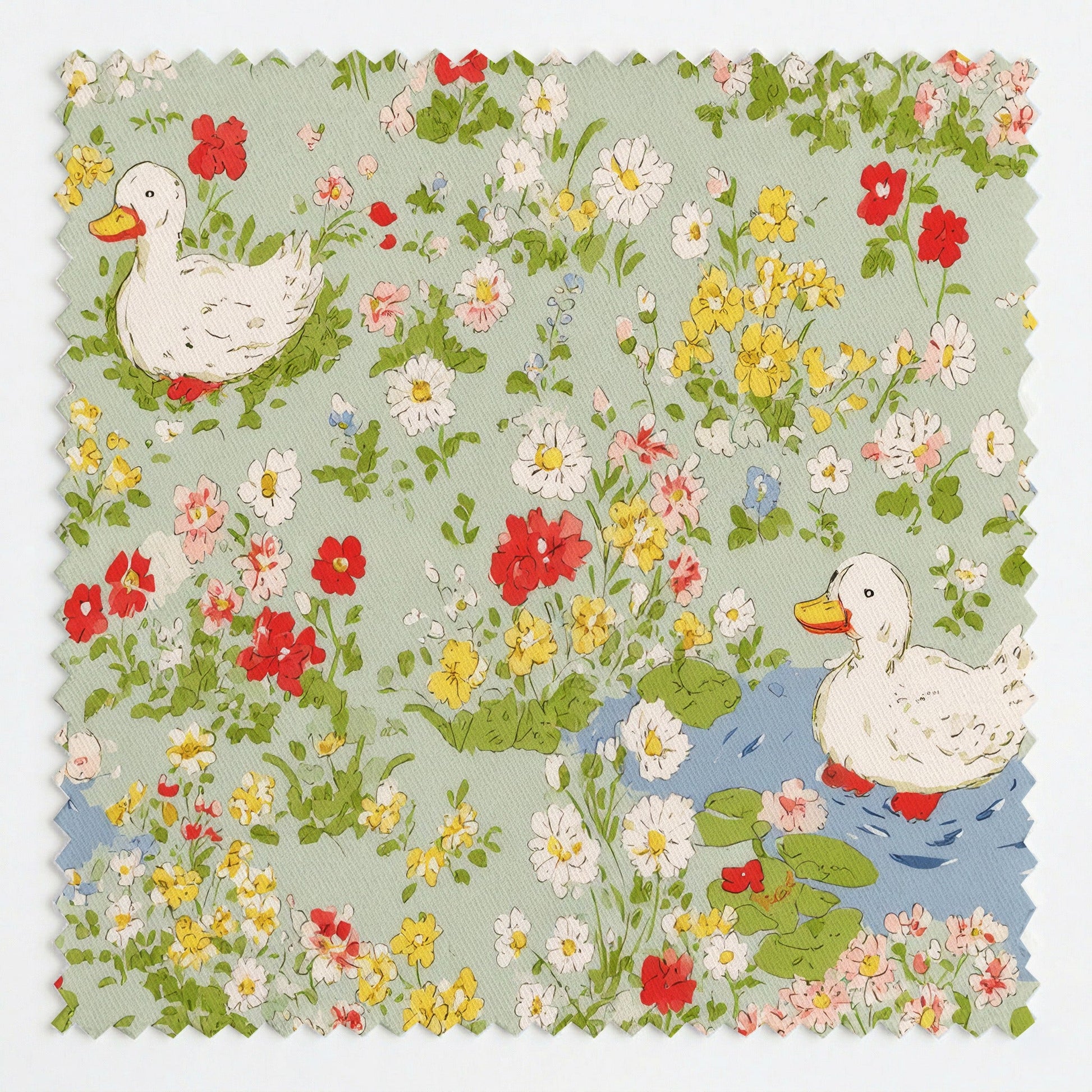 Duck Pond - Fabric - Linen Rowe