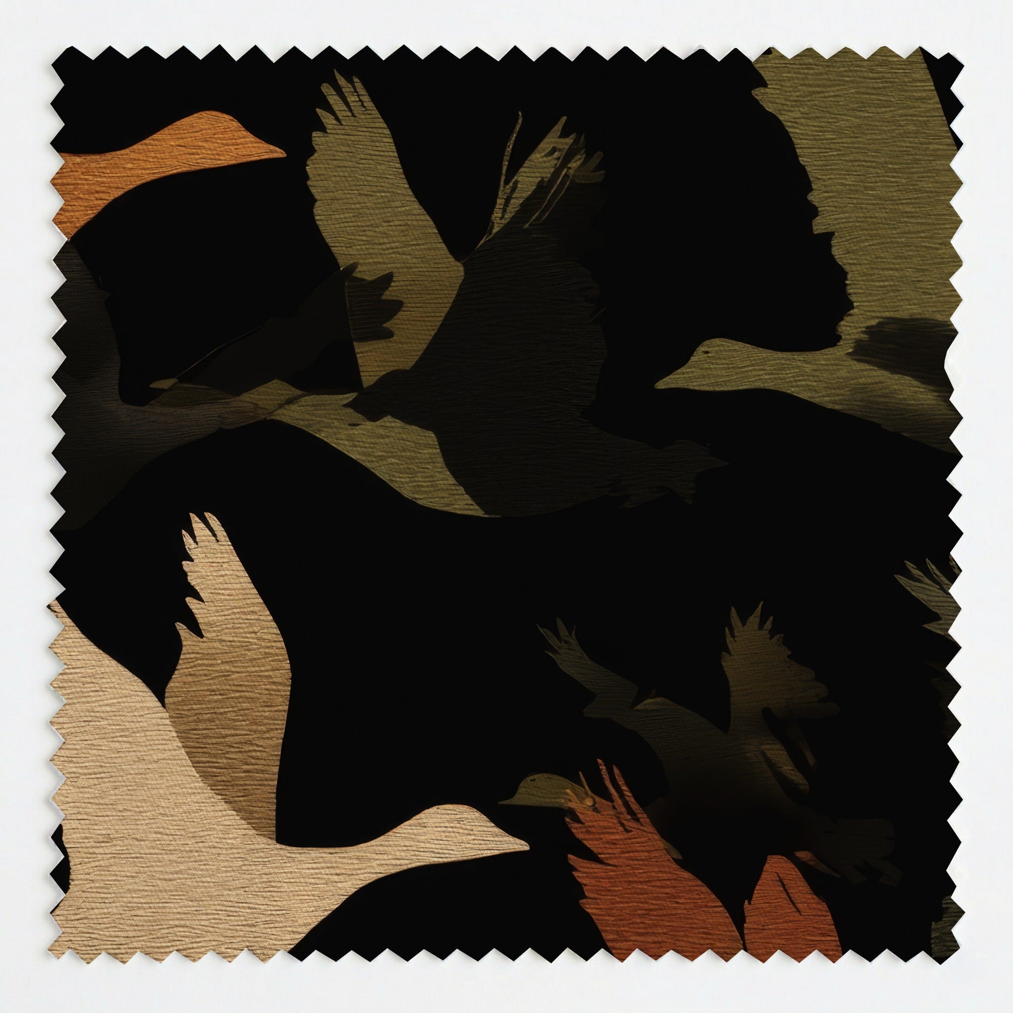 Ducks Fly - Fabric - Linen Rowe