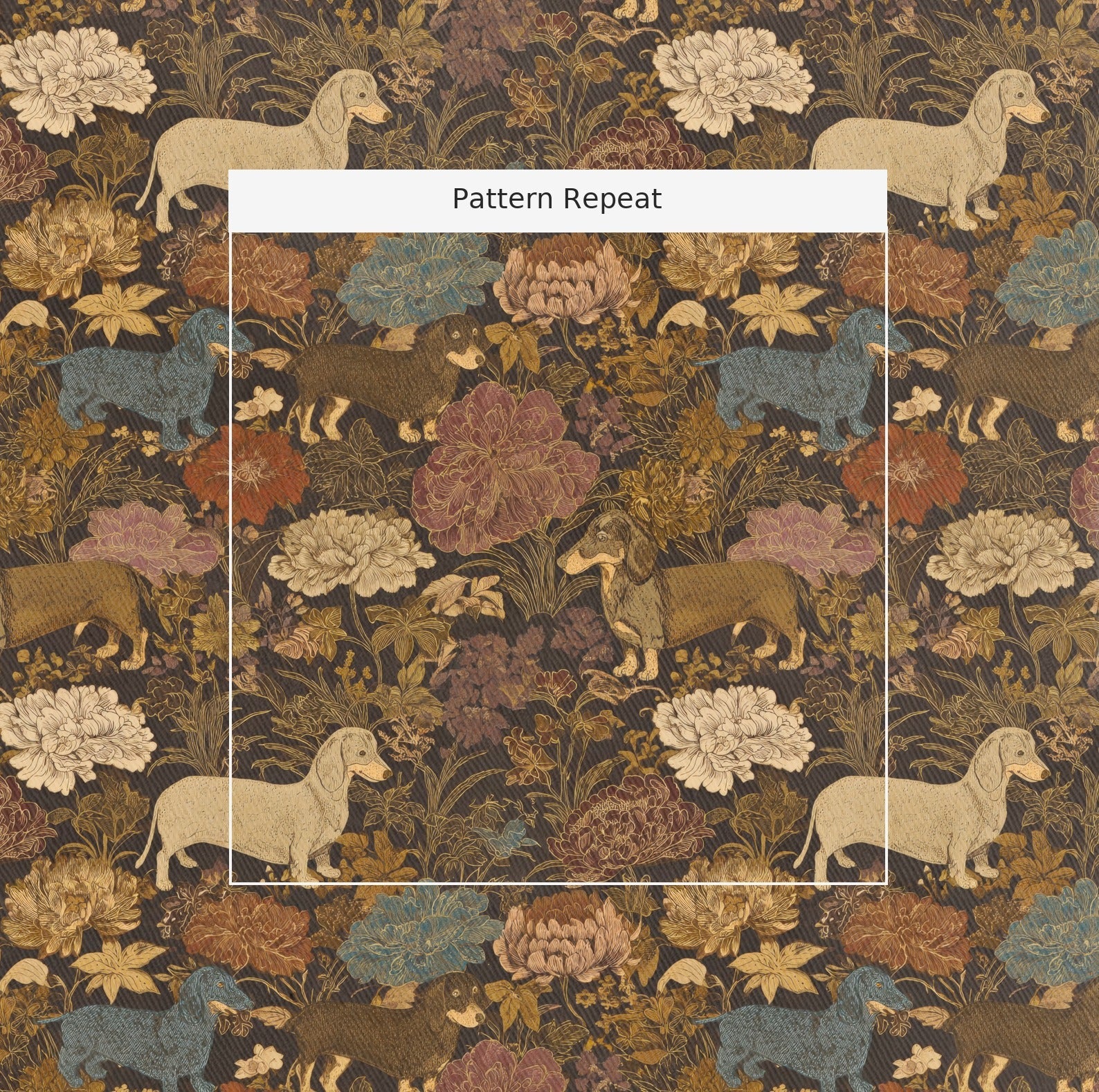 Earthen Hound - Fabric - Linen Rowe
