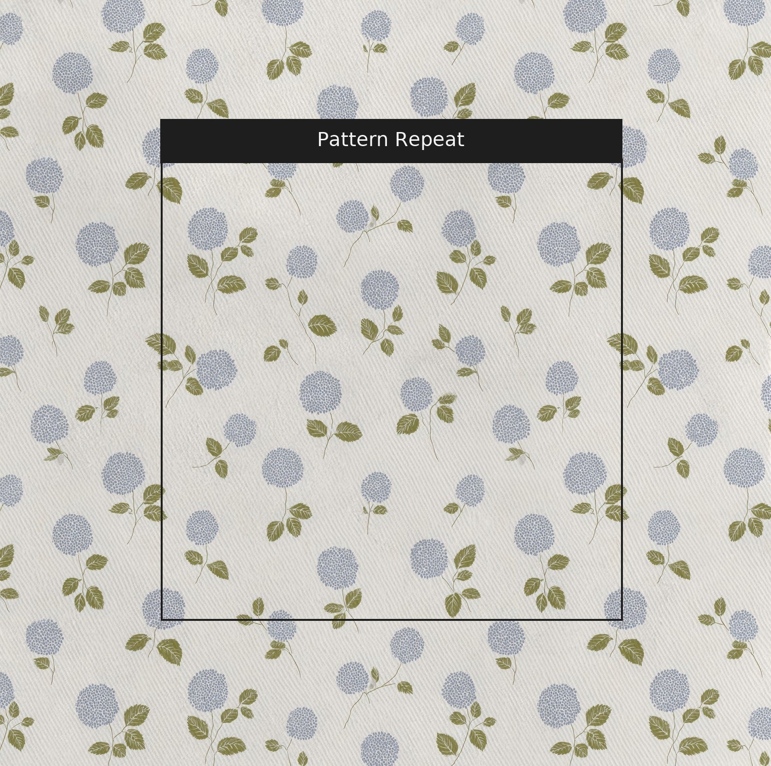 East Coast Hydrangeas - Fabric - Linen Rowe