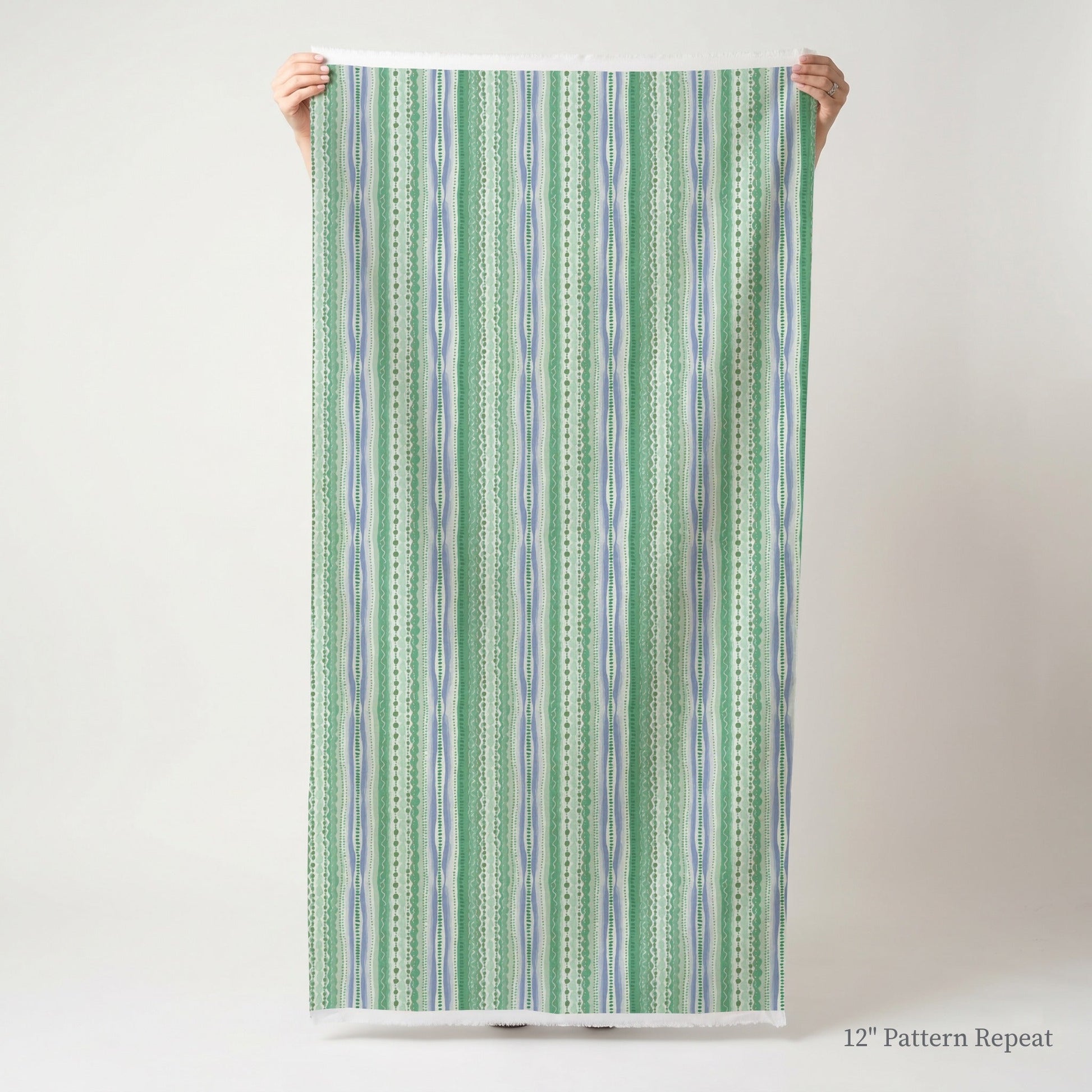 Eden Geo Stripe - Fabric - Linen Rowe