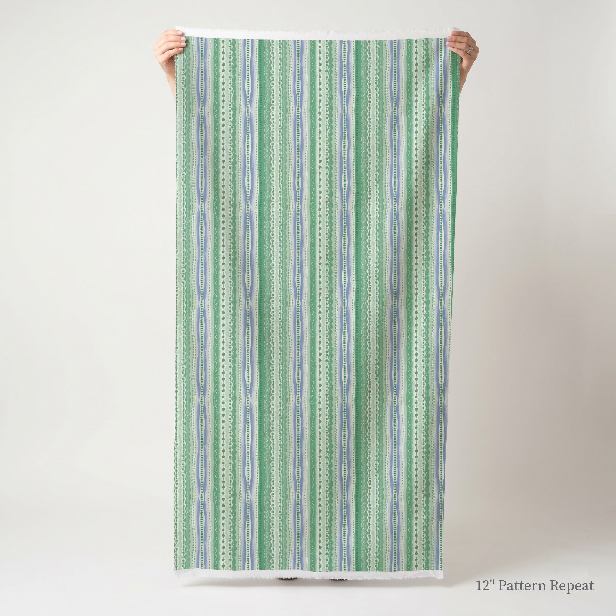 Eden Geo Stripe - Fabric - Linen Rowe