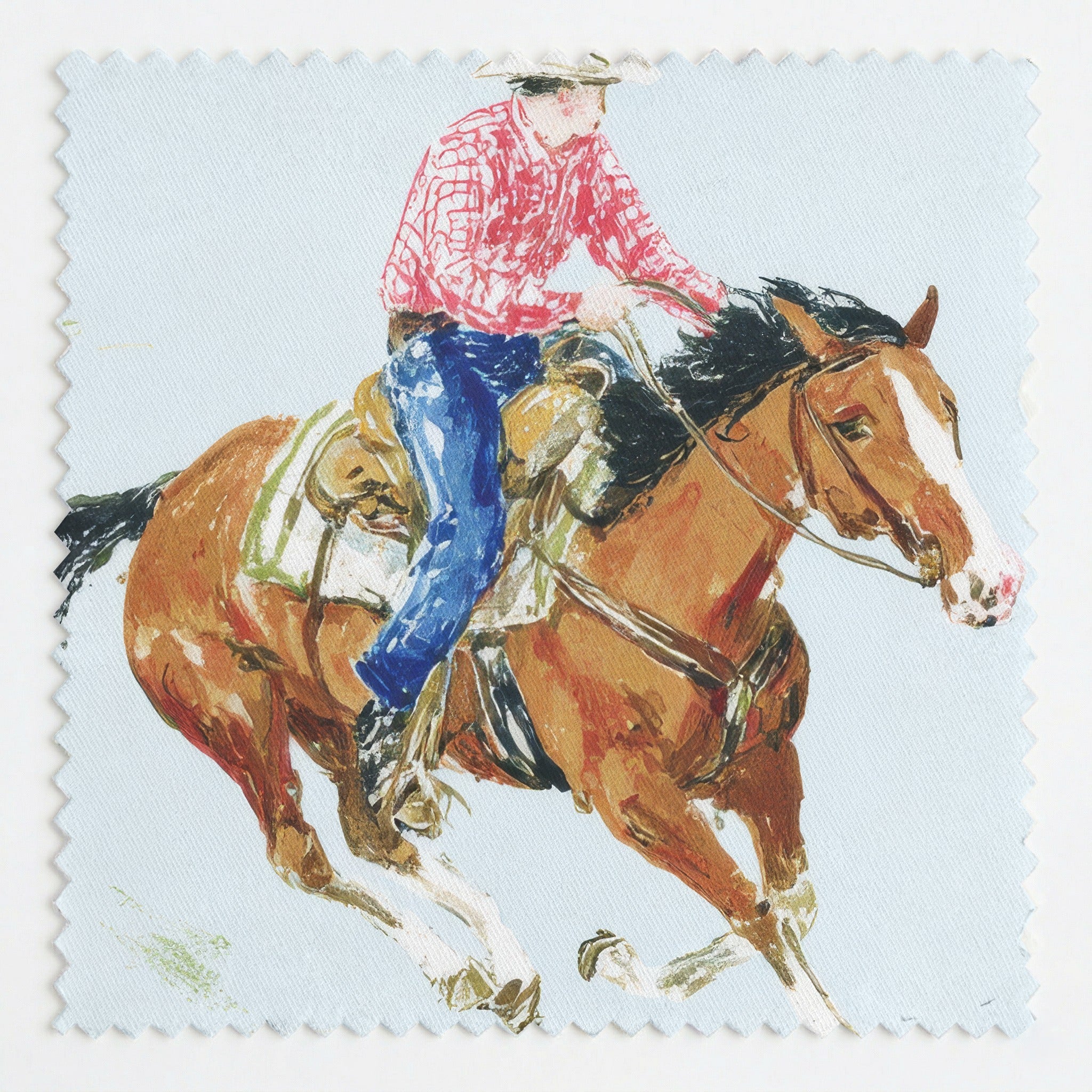 Eden's Cowboys - Fabric - Linen Rowe