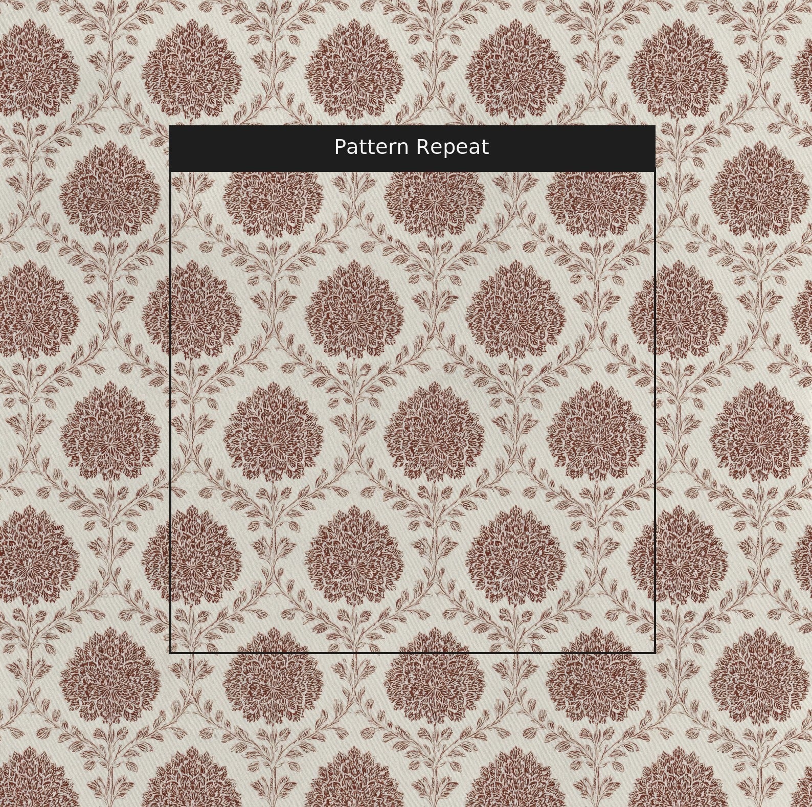 Elegant Vines - Fabric - Linen Rowe