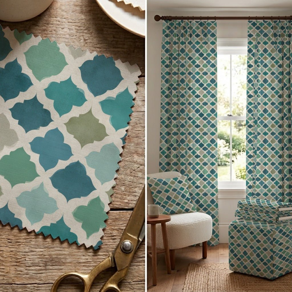 Emerald Jade - Fabric - Linen Rowe