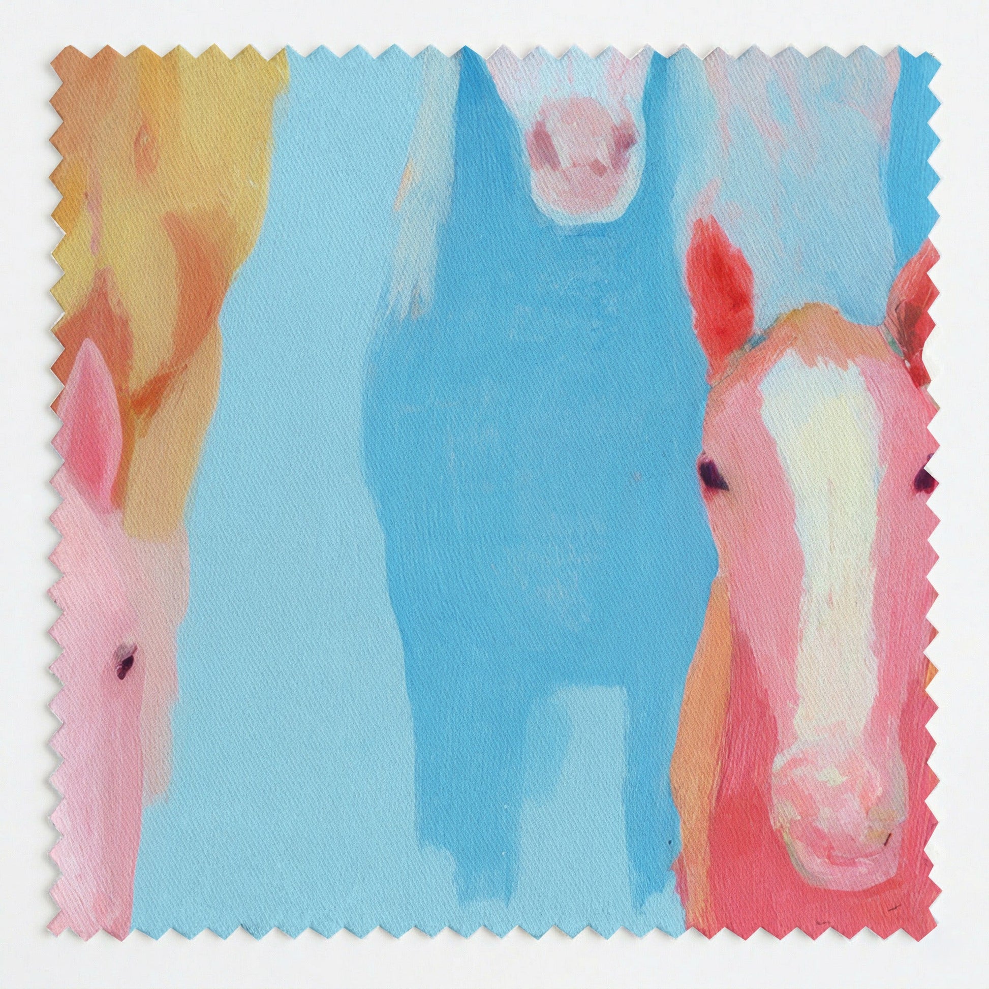 Equine Kaleidoscope - Fabric - Linen Rowe