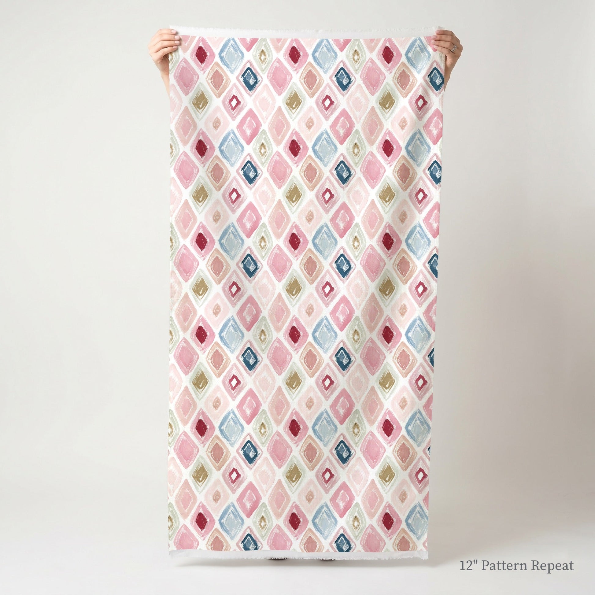 Estella Diamonds - Fabric - Linen Rowe