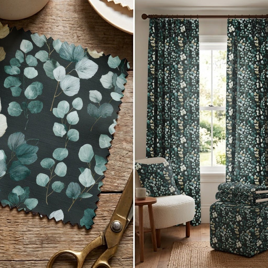 Eucalyptus - Fabric - Linen Rowe
