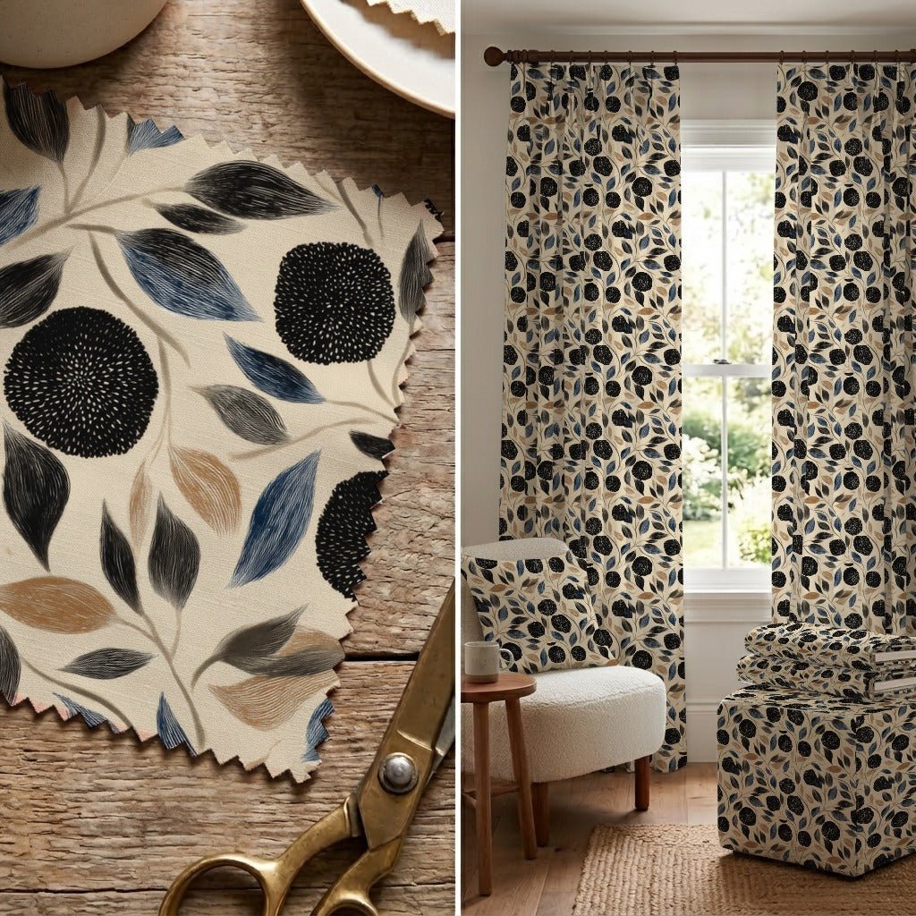 Evangeline Bloom - Fabric - Linen Rowe