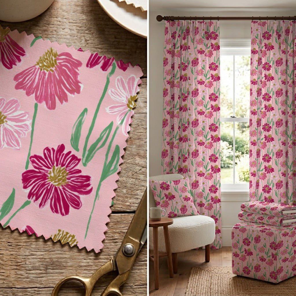 Faelan Daisy - Fabric - Linen Rowe
