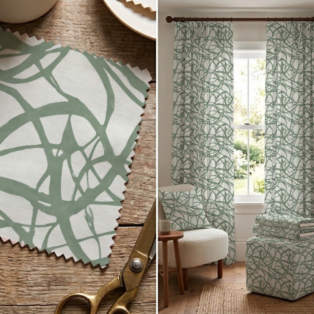 Faircrest Sketch - Fabric - Linen Rowe