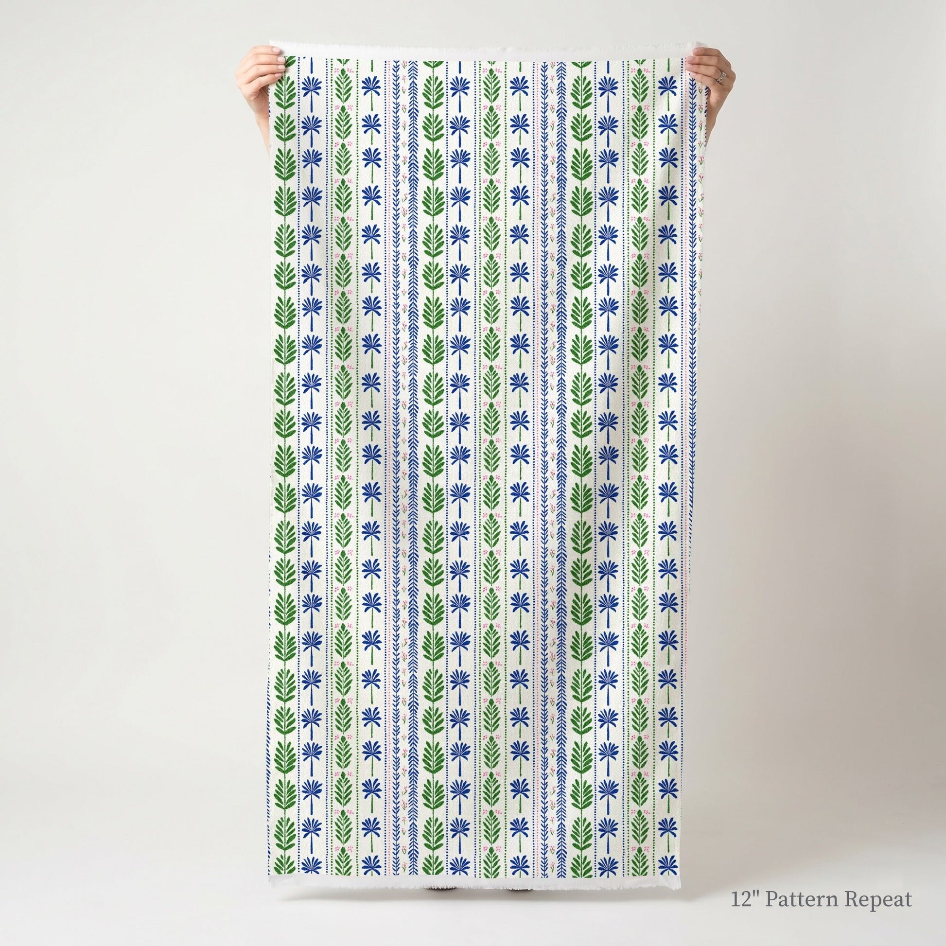 Fenway Palm - Fabric - Linen Rowe