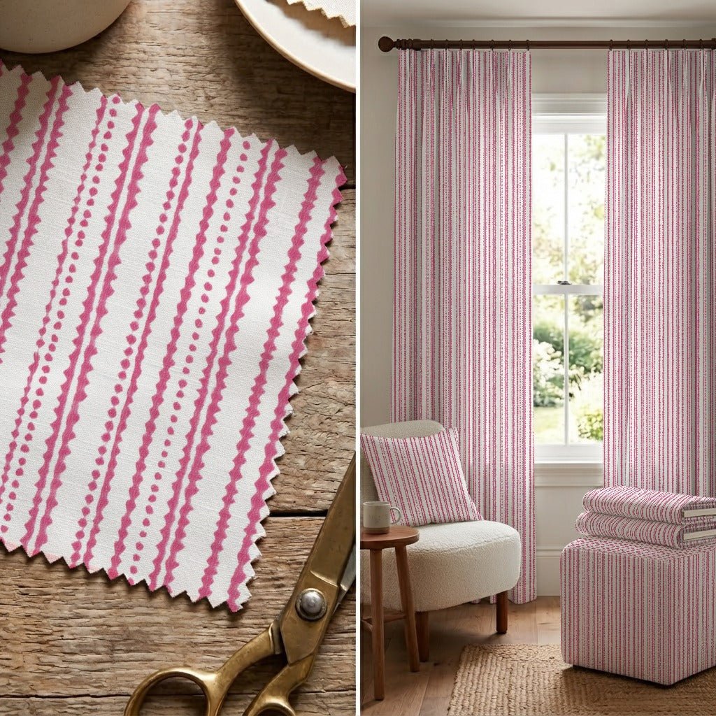 Fenwick Stripes - Fabric - Linen Rowe
